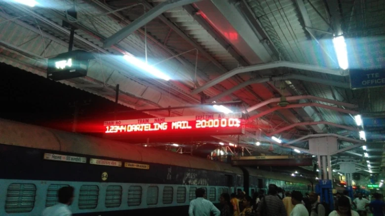Vulgar message flashes on LED screen at Bhagalpur Railway Station