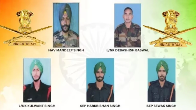 Indian Army releases names of soldiers killed in J&K's Poonch terror attack