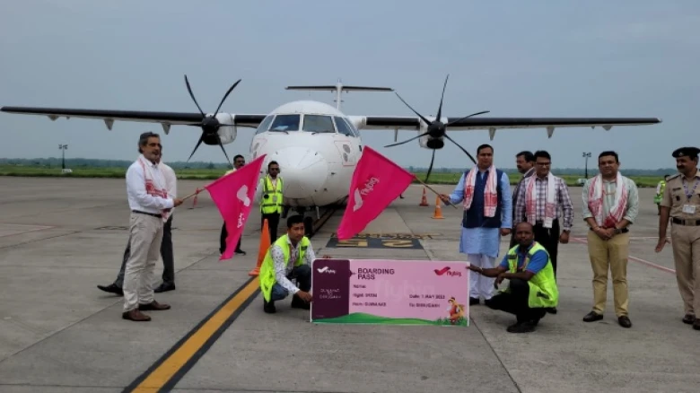 Assam government's flight takes off on its first Non-Udan Route