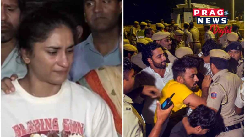 ৰাম লীলা ময়দানৰ ৰামদেৱ কা্ণ্ডৰ পুনৰাবৃত্তি! মল্লযোদ্ধাৰ প্ৰতিবাদস্থলী যন্তৰ মন্তৰৰ চৌদিশে বিশাল আৰক্ষী বাহিনী মোতায়েন, বেৰিকেড স্থাপন