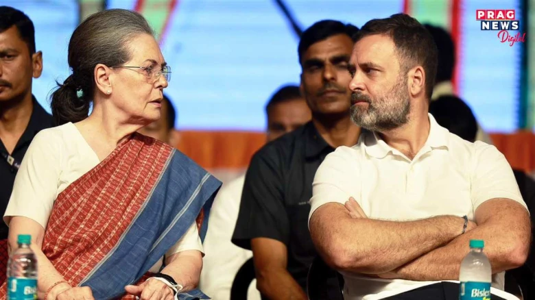 কংগ্ৰেছে আনিছে জোৱাৰ! কৰ্ণাটকৰ জনসভাত একেখন মঞ্চত ৰাহুল-ছোনিয়া