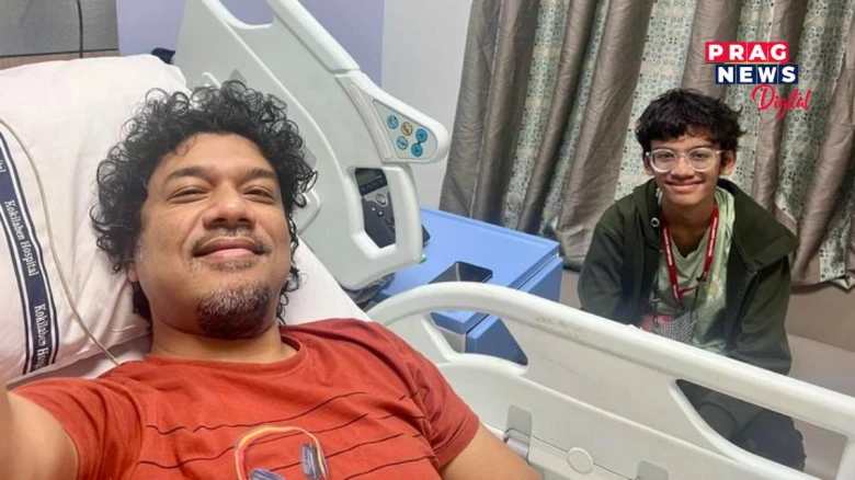 অসুস্থ হৈ হাস্পতালত ভৰ্তি পাপন! নাইট এটেণ্ডেণ্ট হিচাপে পিতৃৰ কাষত থাকিল ১৩ বছৰীয়া পুত্ৰ পোহৰ