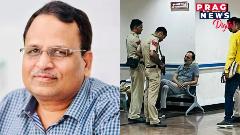 তিহাৰ জে’লৰ বাথৰুমত পিছলি পৰিল সত্যেন্দৰ জৈন! হাস্পতালত ভৰ্তি