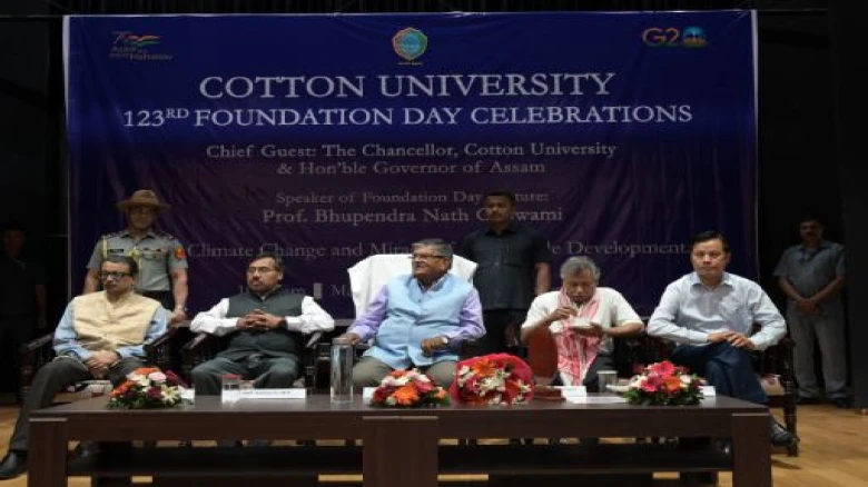 We must acknowledge our teachers for their hardwork: Assam Governor Gulab Chand Kataria during 123rd Foundation Day at Cotton University