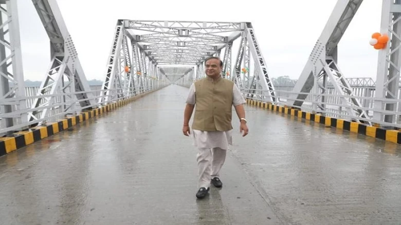Assam CM inaugurates bridge over River Gangadhar in Dhubri