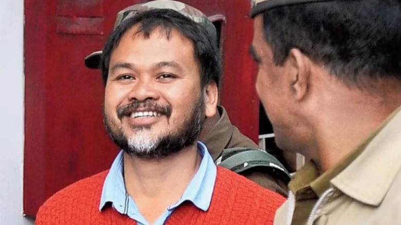Akhil Gogoi appeared before court in connection to Kaziranga eviction case