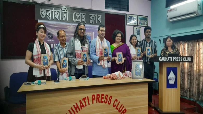 "Rebirth" - a collection of English poems released at Gauhati Press Club