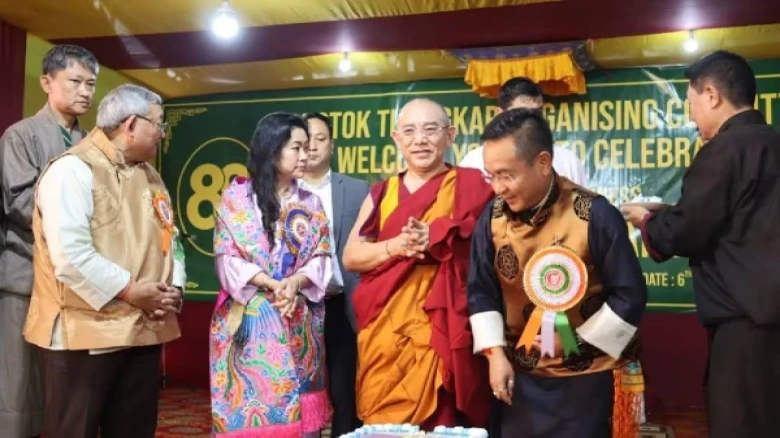 Sikkim CM PS Tamang attends celebrations of the 88th birthday of His Holiness the Dalai Lama