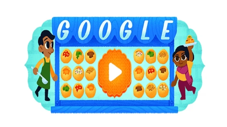 Google Doodle Celebrates India's Most Famous Street Food Pani Puri With A Unique Game
