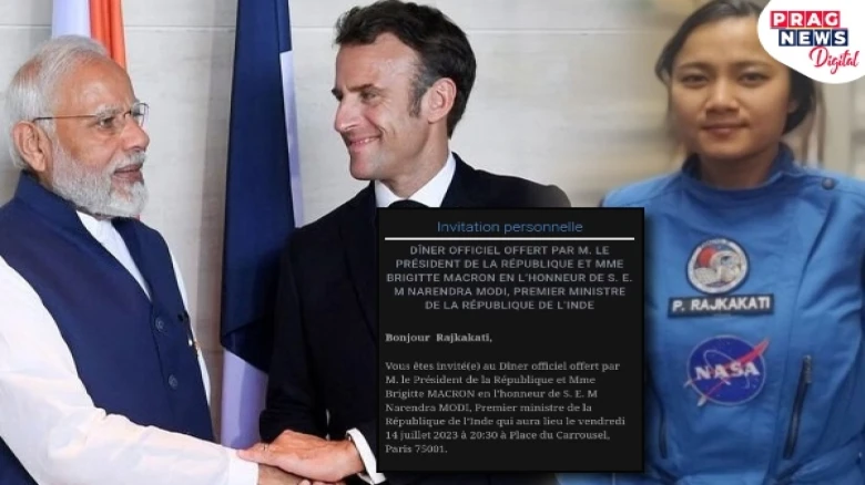 Proud moment for Assam girl Priyanka Rajkakati; gets invitation at French President Emmanuel Macron hosting dinner for PM Narendra Modi