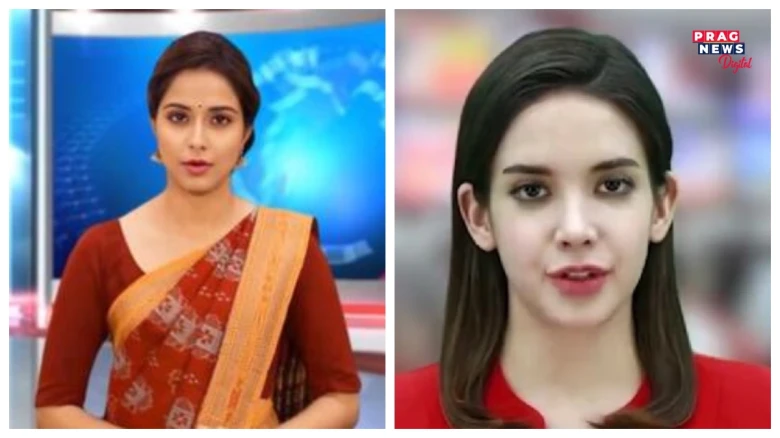AI news presenters- দক্ষিণ ভাৰতৰ প্ৰথমগৰাকী 'এআই বাতৰি উপস্থাপক’ হিচাপে পৰিগণিত হ’ল 'সৌন্দৰ্য’!