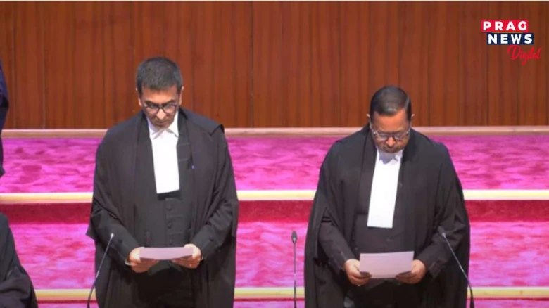 উচ্চতম ন্যায়ালয়ৰ ন্যায়াধীশ হিচাপে শপত গ্ৰহণ উজ্জ্বল ভূঞাৰ