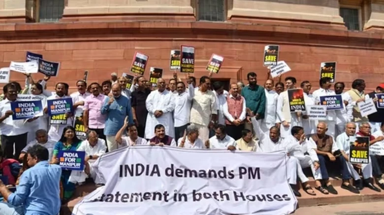 INDIA alliance, BRS submit no-confidence motion against Modi govt in Lok Sabha