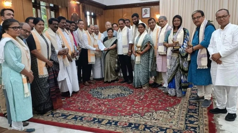 I.N.D.I.A. MPs wrote letter to Manipur Governor after visit