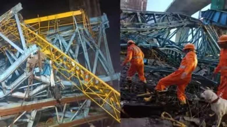 17 killed, 3 injured after crane collapses on Samrudhi Highway in Maharashtra