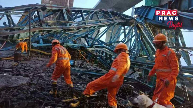 কালিকা লগা মঙলবাৰ! থানেৰ নিৰ্মাণ ক্ষেত্ৰত শ্ৰমিকৰ মূৰৰ ওপৰতে খহি পৰিল বিশাল ক্ৰেইন! ঘটনাস্থলীতে  ১৬ জনৰ মৃত্যু