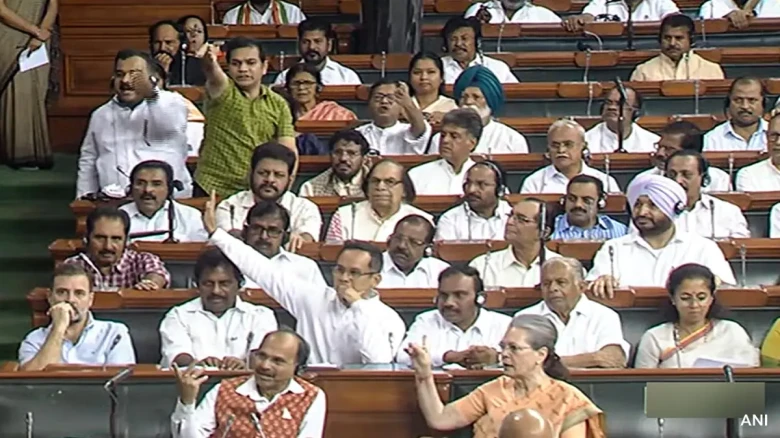 'We Want Manipur': Opposition engaged in sloganeering during PM Modi's reply to No-Trust Motion debate