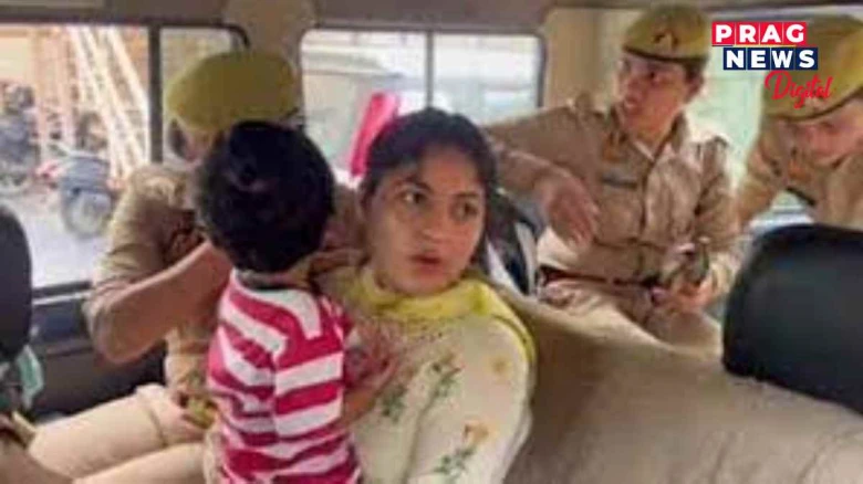 এইবাৰ স্বামীক বিচাৰি সন্তানক কোলাতলৈ ভাৰতৰ নয়ডালৈ  আহিল বাংলাদেশৰ মহিলা !