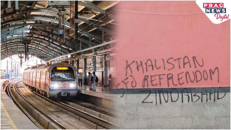 ‘Delhi Banega Khalistan’: Delhi Metro stations defaced with pro-Khalistani slogans
