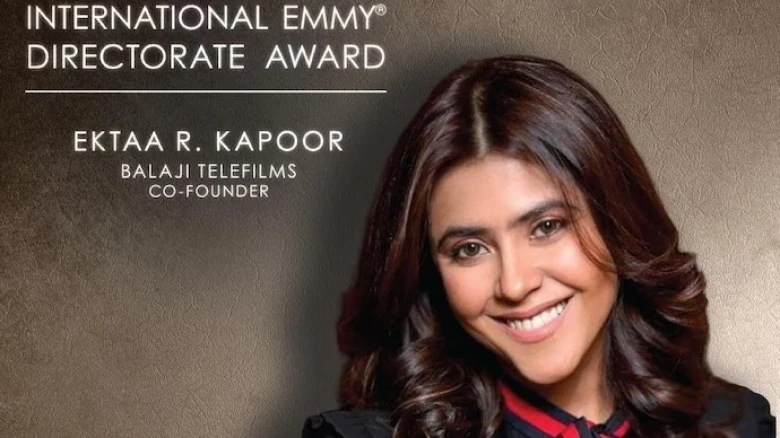 Producer and Filmmaker Ekta Kapoor to be honoured with International Emmy Directorate Award