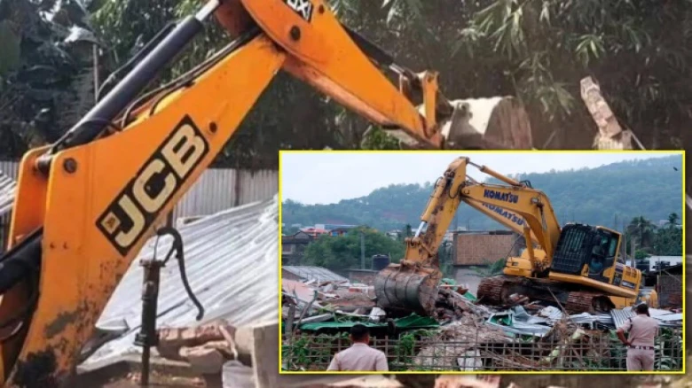 Silsako Eviction Drive: Tensions flared up once again, Authorities start work to recover 150 bighas of land from encroachment
