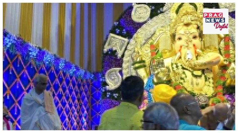 ৬৬ কিলোগ্ৰাম সোণ, ২৯৫ কিলোগ্ৰাম ৰূপৰ অলংকাৰেৰে সুশোভিত দেশৰ আটাইতকৈ ব্যয়বহুল গণেশ!