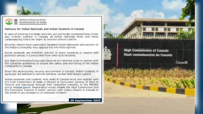 Travel advisory issued by Indian Govt for Indian nationals and students residing in Canada