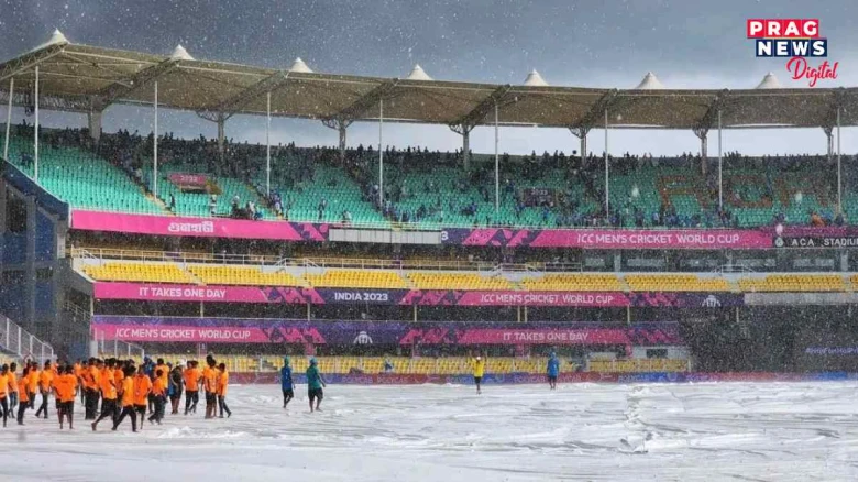 বৰ্ষাই দিলে বাধা; বৰ্ষাপাৰাত স্থগিত ভাৰত-ইংলেণ্ডৰ ৱাৰ্ম আপ মেচ