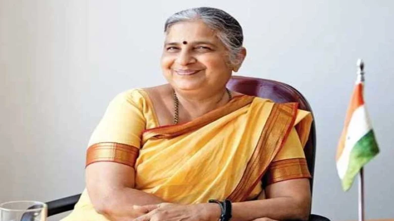 Sudha Murty, the first woman to get Global Indian Award