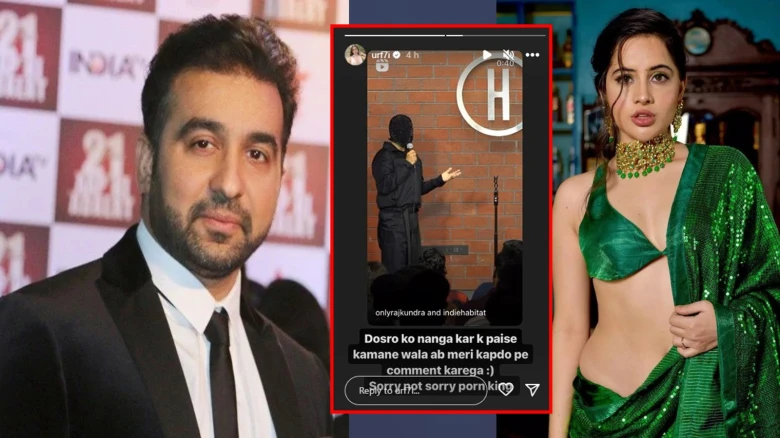 "Bloody porno, dusro ko nanga...": Uorfi Javed slams Raj Kundra for cracking jokes on her
