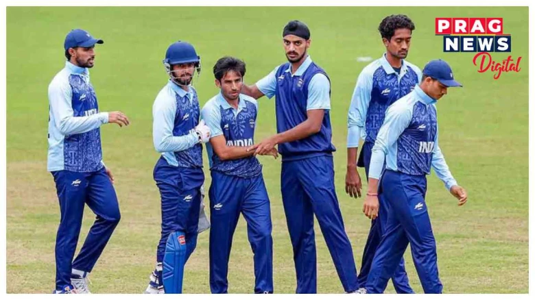 বৰষুণৰ বাবে খেল বাতিল, এছিয়ান গেমছৰ পুৰুষৰ ক্ৰিকেটত ভাৰতে কৰিলে স্বৰ্ণ জয়
