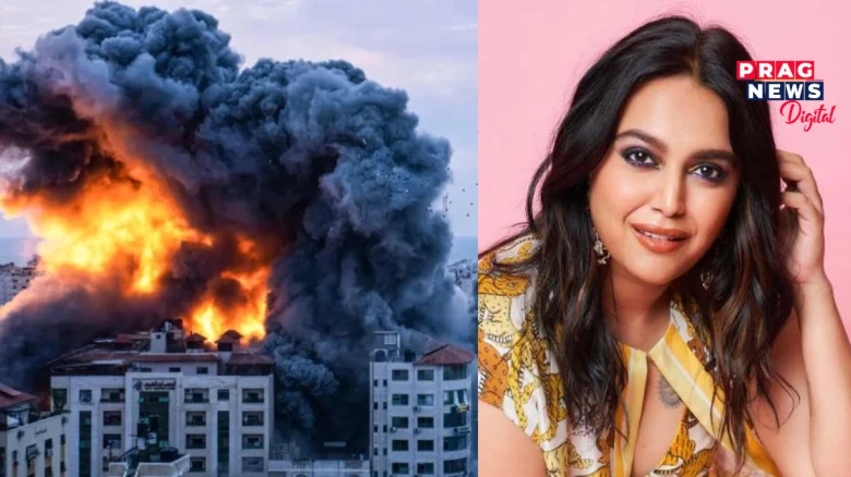 ইজৰাইল আৰু পেলেষ্টাইনৰ যুদ্ধঃ পেলেষ্টাইনৰ সমৰ্থনত মাত মাতিলে স্বৰা ভাস্কৰে