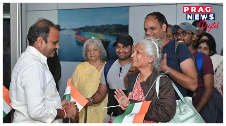 অপাৰেচন অজয়: যুদ্ধ বিধ্বস্ত  ইজৰাইলৰ পৰা পঞ্চমখন  বিমানেৰে স্ব-গৃহলৈ উভতিল ২৬৮ জন ভাৰতীয়