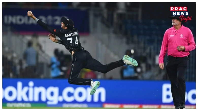 বিশ্বকাপ ক্ৰিকেটঃ এইবাৰ বিশ্বকাপৰ শ্ৰেষ্ঠ কেচ ধৰিলে মিচেল ছাণ্টনাৰে! আফগানিস্তানৰ বিৰুদ্ধে অসম্ভৱ কেচ ধৰি কি অনুভৱ ব্যক্ত কৰিলে নিউজিলেণ্ডৰ তাৰকাগৰাকীয়ে?