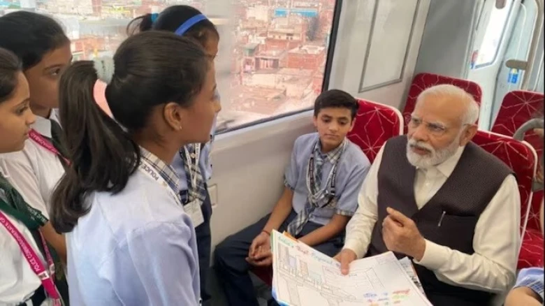 PM Modi inaugurates India's 1st regional rapid train service, 'Namo Bharat'