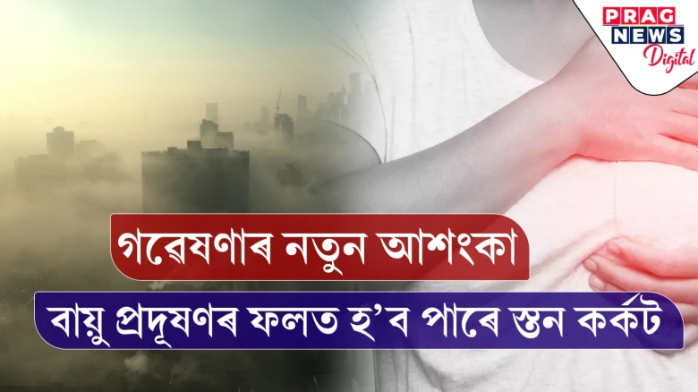 বায়ু প্ৰদূষণৰ ভয়াৱহ ৰূপ; লণ্ডনৰ অধ্যাপকৰ গৱেষণাত স্তন কৰ্কটৰ আশংকা প্ৰকাশ