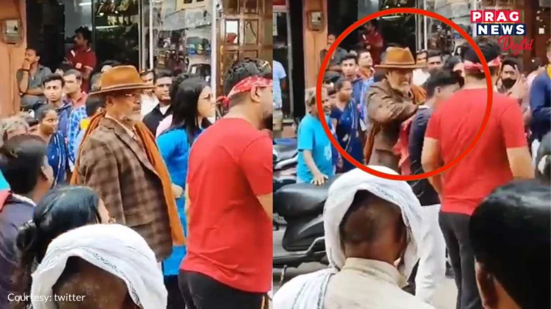 ছেলফী ল’বলৈ উদ্যত অনুৰাগীক প্ৰচণ্ড কাণতলীয়া নানা পাটেকাৰৰ
