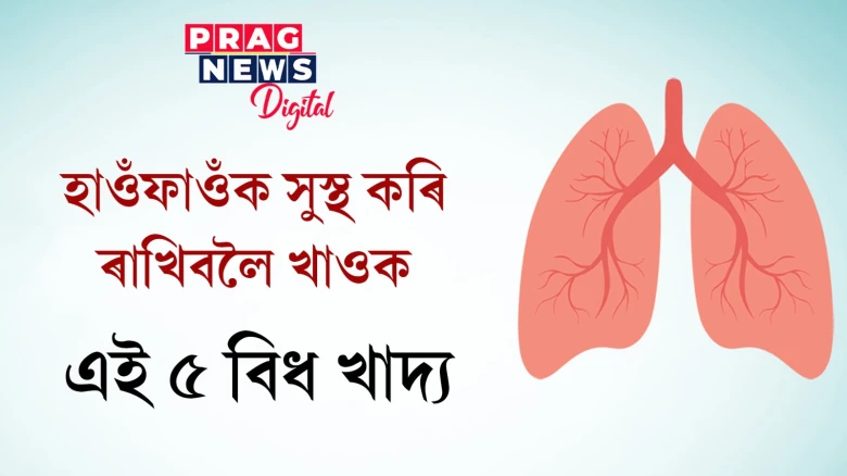 হাওঁফাওঁক সুস্থ কৰি ৰাখিবলৈ অতি প্ৰয়োজন এই ভিটামিনৰ! খাওক এই ৫ বিধ খাদ্য