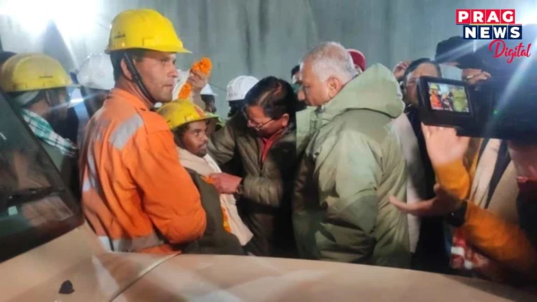 ১৭ দিনৰ পাছত সুৰংগত আবদ্ধ ৪১ জন শ্ৰমিকক সফলতাৰে উদ্ধাৰ