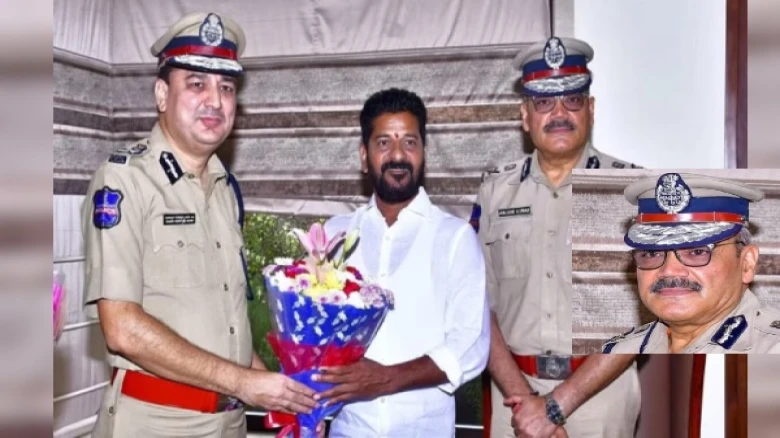 ECI suspended Telangana DGP Anjani Kumar for meeting Revanth Reddy with bouquet before result