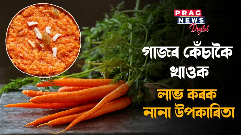 হালোৱা নহয়, কেঁচাকৈ গাজৰ খাওক! ৫টা ডাঙৰ উপকাৰ পাব