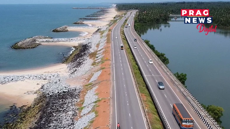 ৰাস্তাৰ বাওঁফালে সাগৰ, সোঁফালে নদী! ভাৰতৰ এই পৰ্যটন ক্ষেত্ৰ ক'ত আছে?