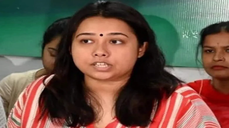 Expelled Assam Congress leader Angkita Dutta sits in protest, demands ‘nyay’ from Rahul