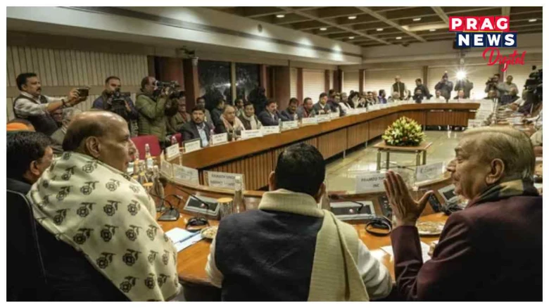 বাজেট অধিৱেশনৰ পূৰ্বে দিল্লীত অনুষ্ঠিত সৰ্বদলীয় বৈঠক,  কেন্দ্ৰীয় সংস্থাসমূহৰ 'অপব্যৱহাৰ'ৰ অভিযোগেৰে চৰকাৰক তুলাধুনা কংগ্ৰেছৰ