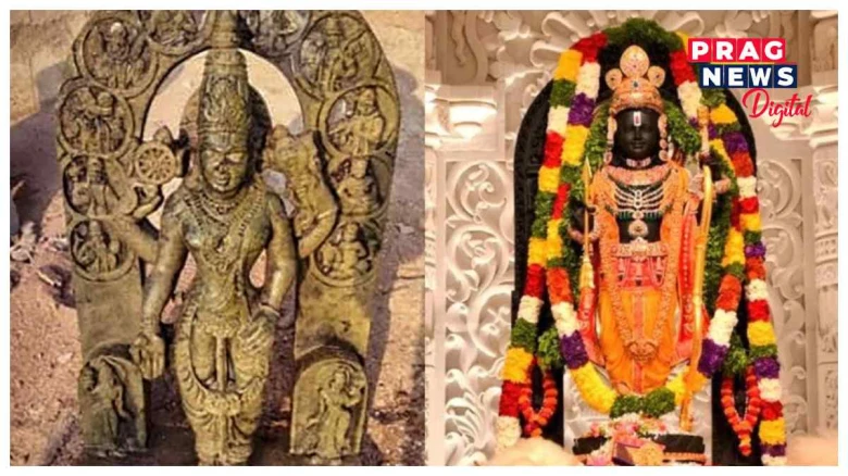 অবিকল ৰামলালা! কৰ্ণাটকৰ নদীত  উদ্ধাৰ প্ৰাচীন বিষ্ণু মূৰ্তি, শিৱলিংগ