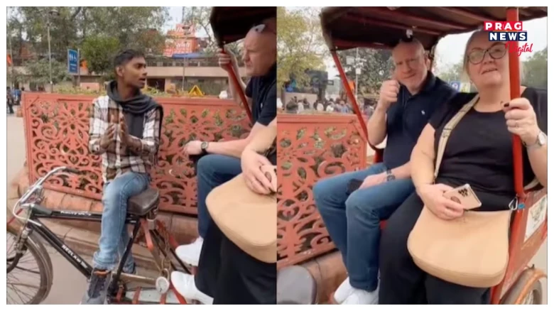 পৰ্যটকৰ স’তে সলসলীয়াকৈ ইংৰাজীত কথা পাতিলে এজন ৰিক্সা চালকে! দিল্লীৰ ভাইৰেল ভিডিঅ’ দেখি মুগ্ধ নেটিজেন