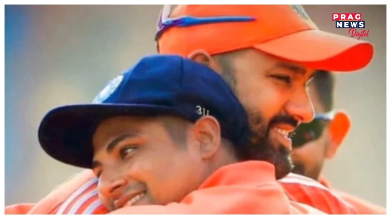 স্বপ্নৰ অভিষেকৰ পাছতে ৰোহিত শৰ্মাক সাৱটি ধৰি ইনষ্টাগ্ৰামত ষ্ট’ৰী প্ৰকাশ কৰিলে ছৰফৰাজ খানে