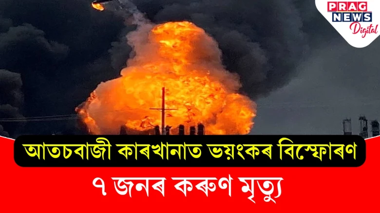 আতচবাজী কাৰখানাত ভয়ংকৰ বিস্ফোৰণ! মালিকসহ ৭ জনৰ মৃত্যু
