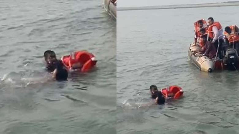 Assam: Young girl rescued from Brahmaputra after falling from ferry