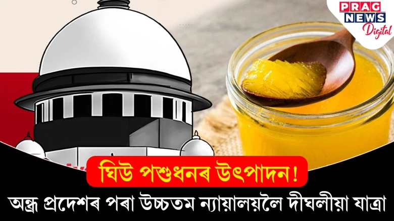 ঘিউ পশুধনৰ উৎপাদন!  অন্ধ্ৰ প্ৰদেশৰ পৰা উচ্চতম ন্যায়ালয়লৈ দীঘলীয়া যাত্ৰা